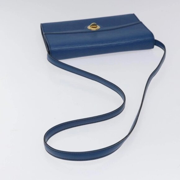 LOUIS VUITTON Epi Pochette Arche Shoulder Bag Blue M52575 LV Auth 115007 - Picture 8 of 16